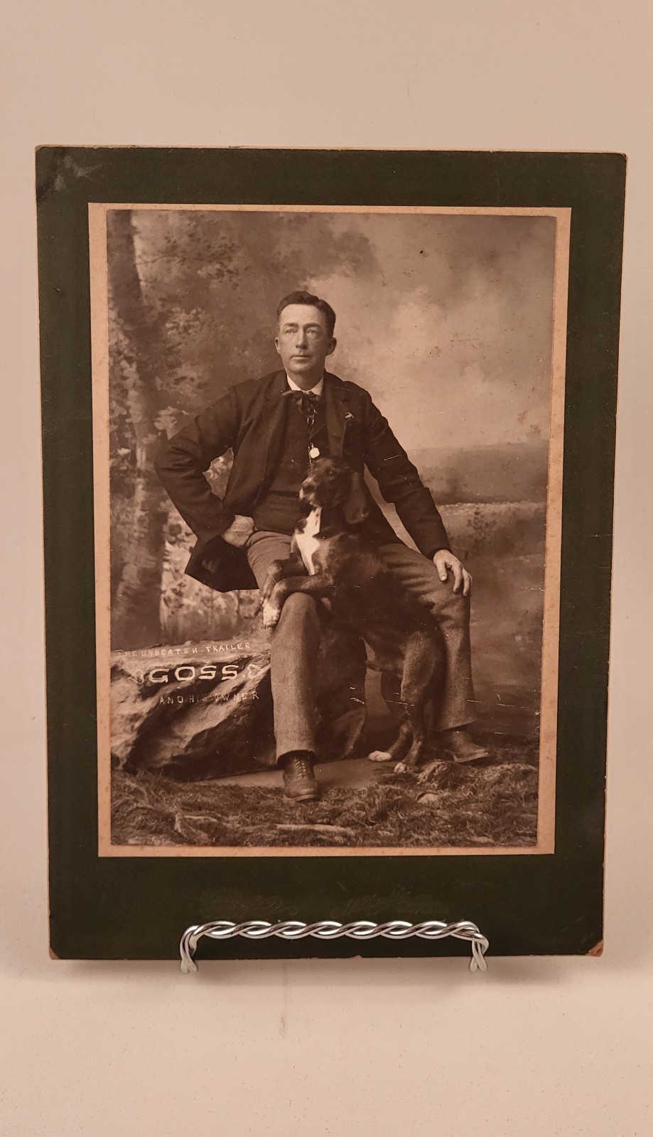 1890s Rare Hunting Dog 