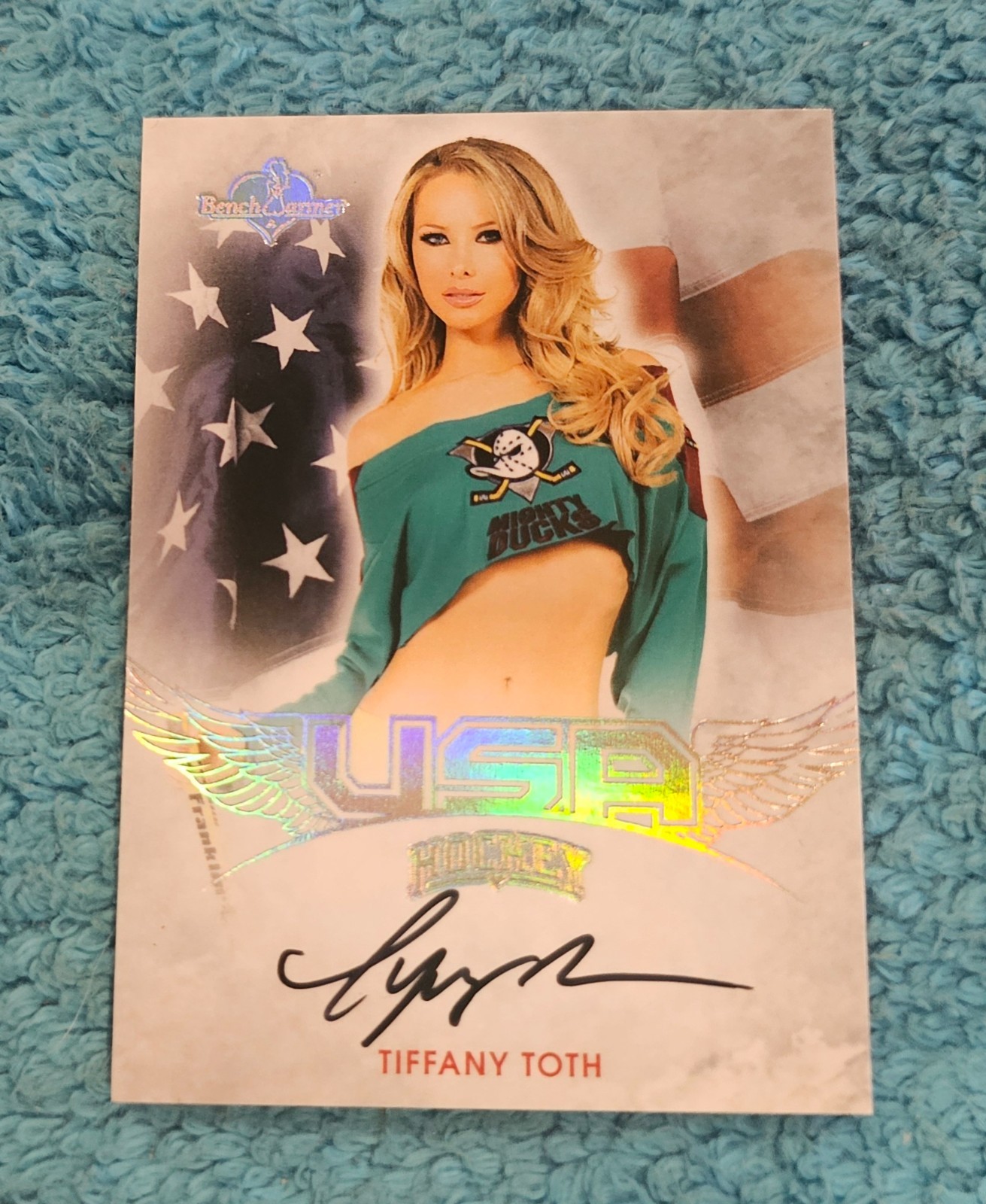 BW2) 2014 Benchwarmer USA Hockey / Tiffany Toth Autograph Holo Foil #16