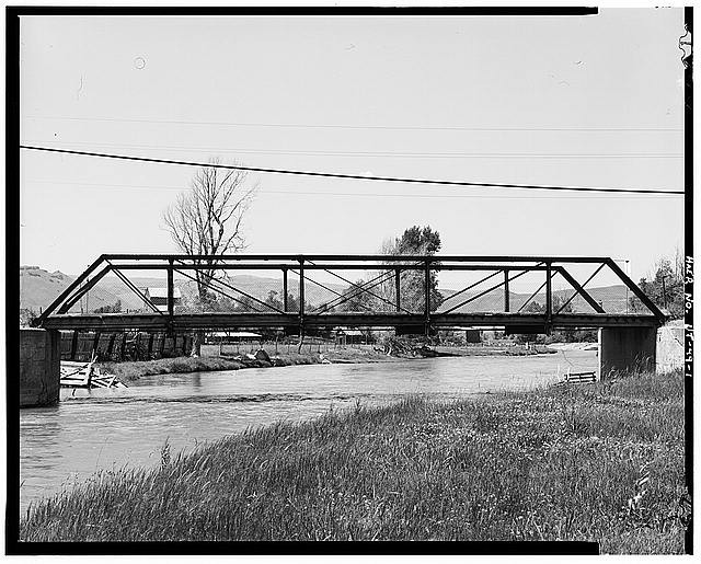 Photo:Henefer Utah Weber River Bridge 1900s Full View South Side