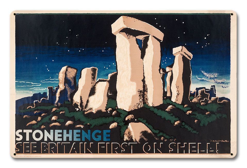 SHELL GAS STONEHENGE SEE BRITAIN FIRST 18\