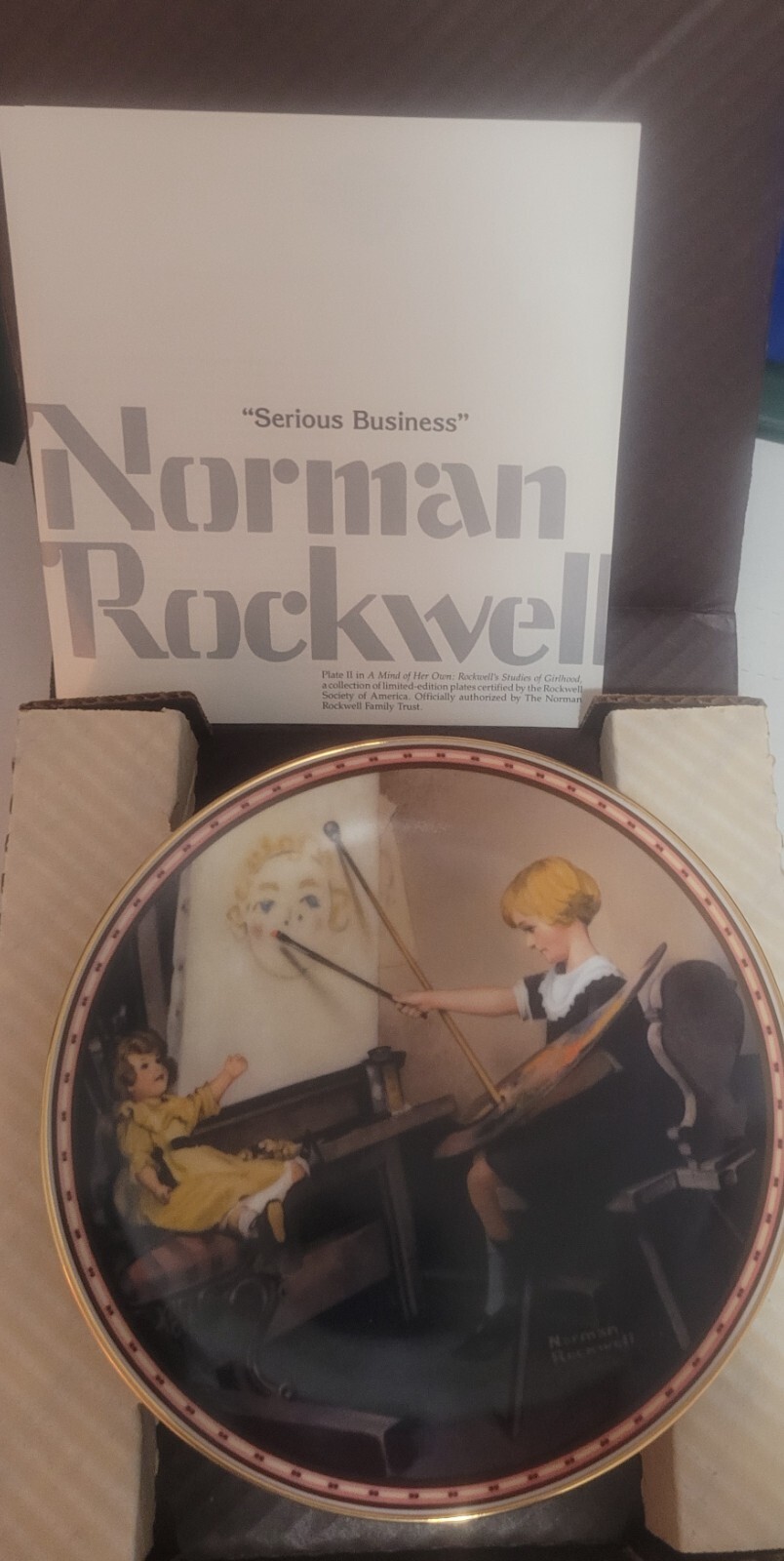 1987 Knowles Norman Rockwell \
