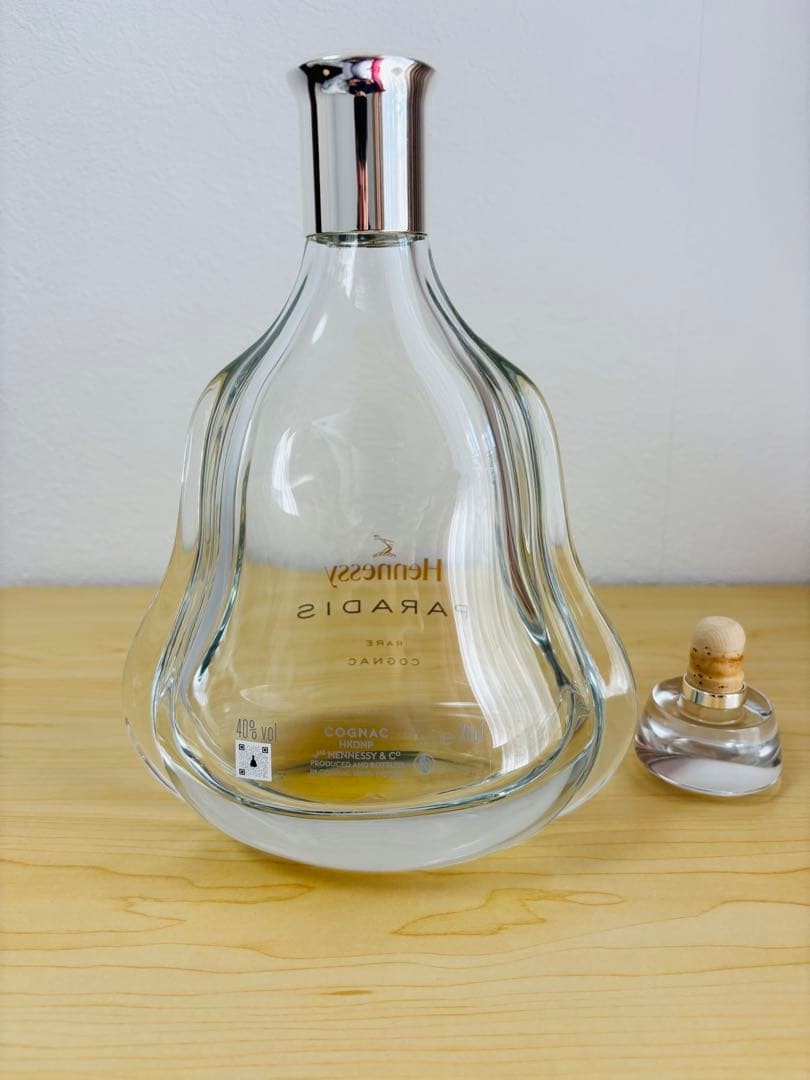 Hennessy PARADIS Crystal Bottle Empty Decanter Cognac very good Hennessy PARADIS Crystal Bottle Empty Decanter Cognac very good