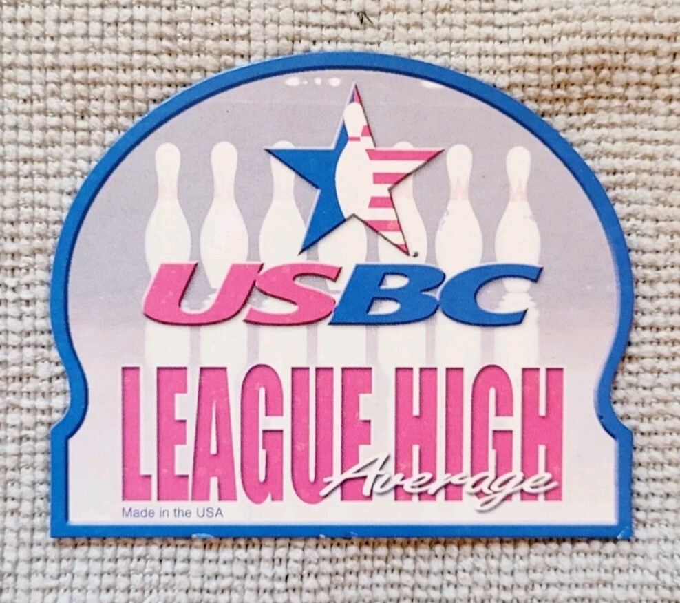 USBC League High Average Refrigerator Magnet Bowling Award  