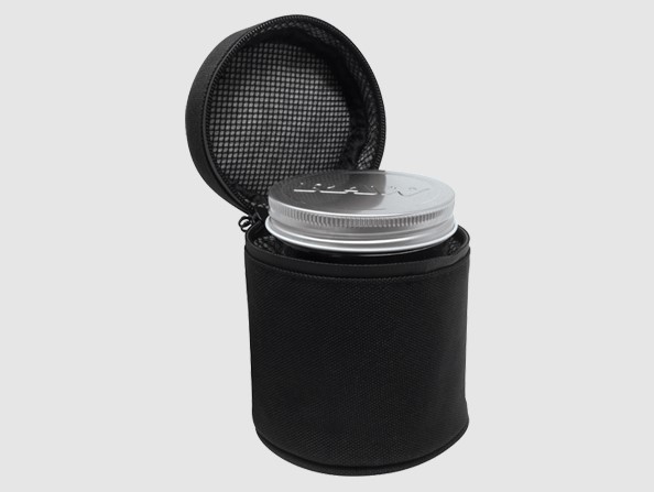 Raw Mason Jar Cozy in Smell Proof Case 10 oz