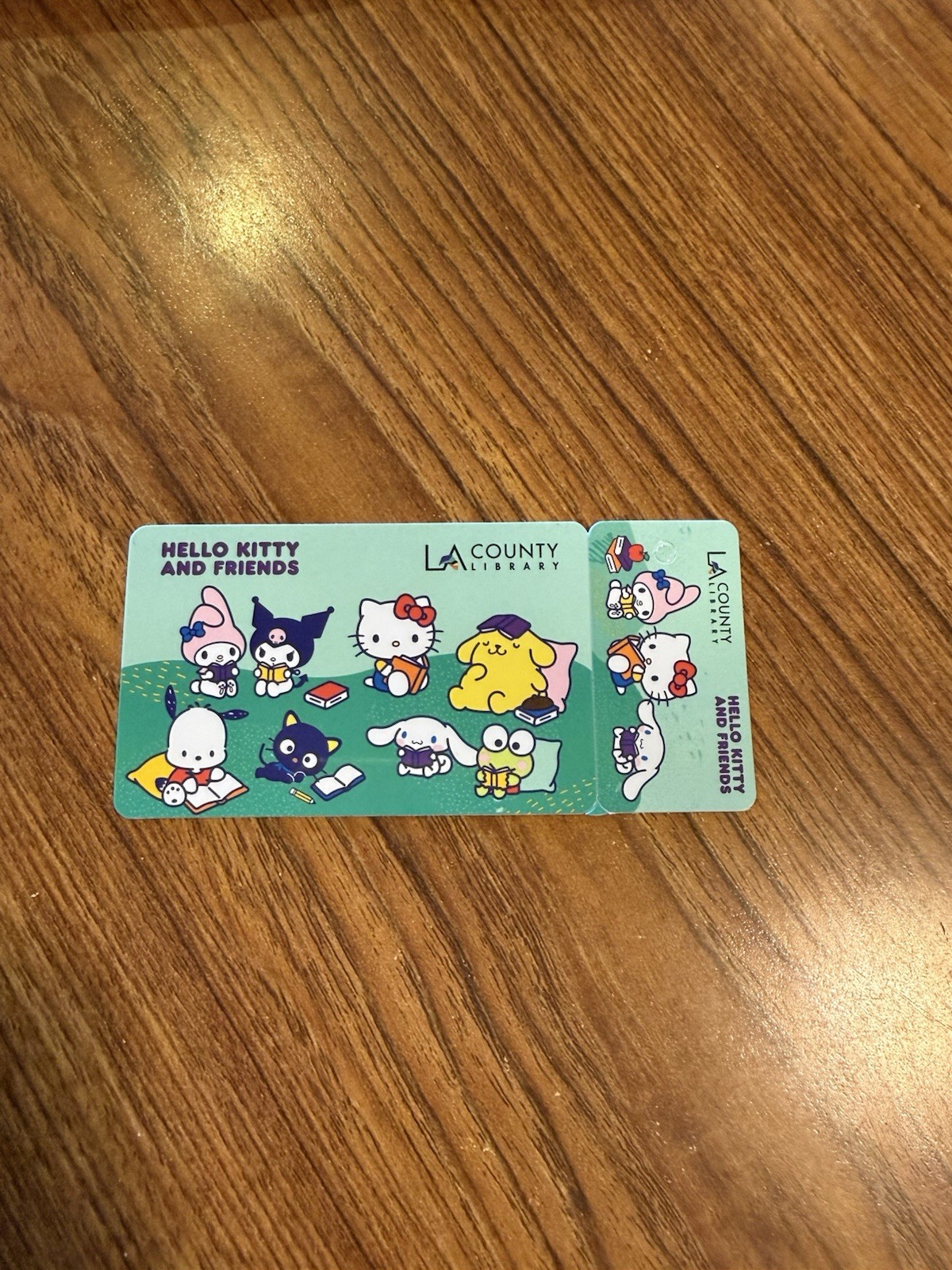 Sanrio Hello Kitty and Friends LA County Library Promo Non-Sport Card
