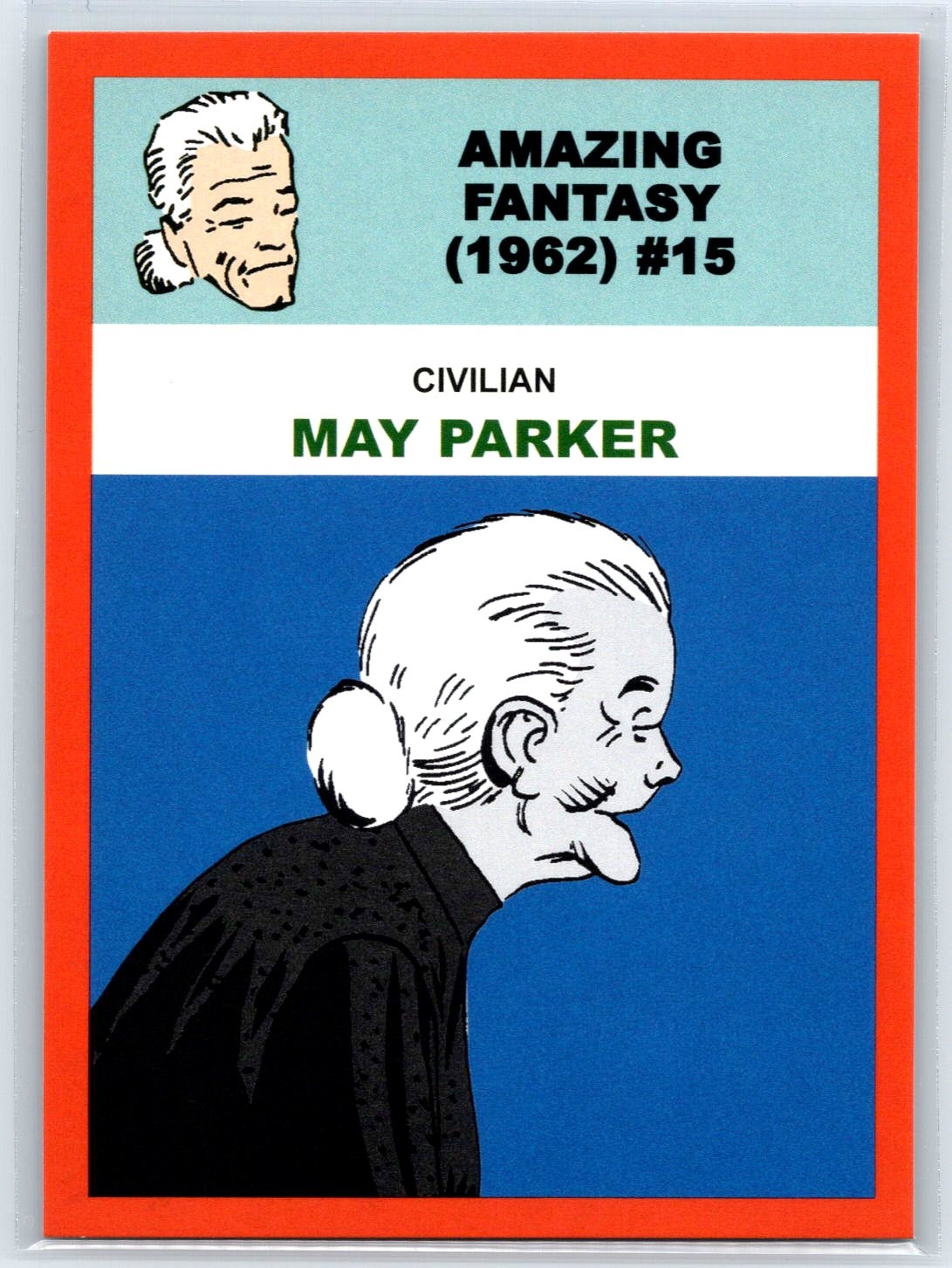 2024 Fleer Throwbacks '59-63 May Parker 1961-62 Fleer Orange Parallel #/261 #39