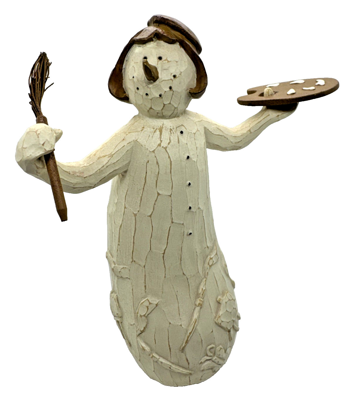 Aunt Arctica Artist Snowman Figurine 7\