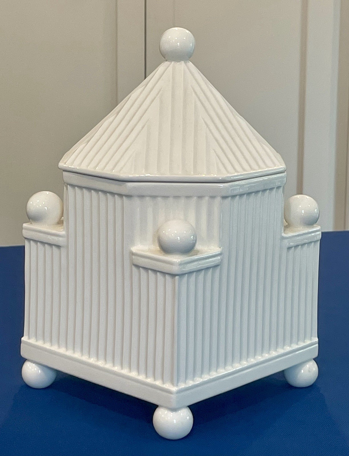 RARE 1987 Swid Powell Stanley Tigerman & McCurry Circus Tent Cookie Jar Stunning