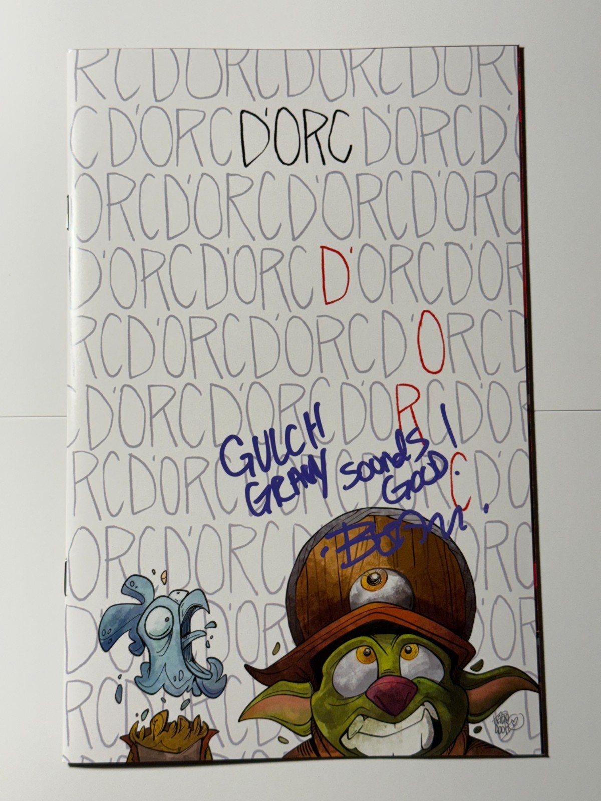 D'Orc #1 - Katie Cook Exclusive Variant *SIGNED/INSCRIBED* by Brett Bean