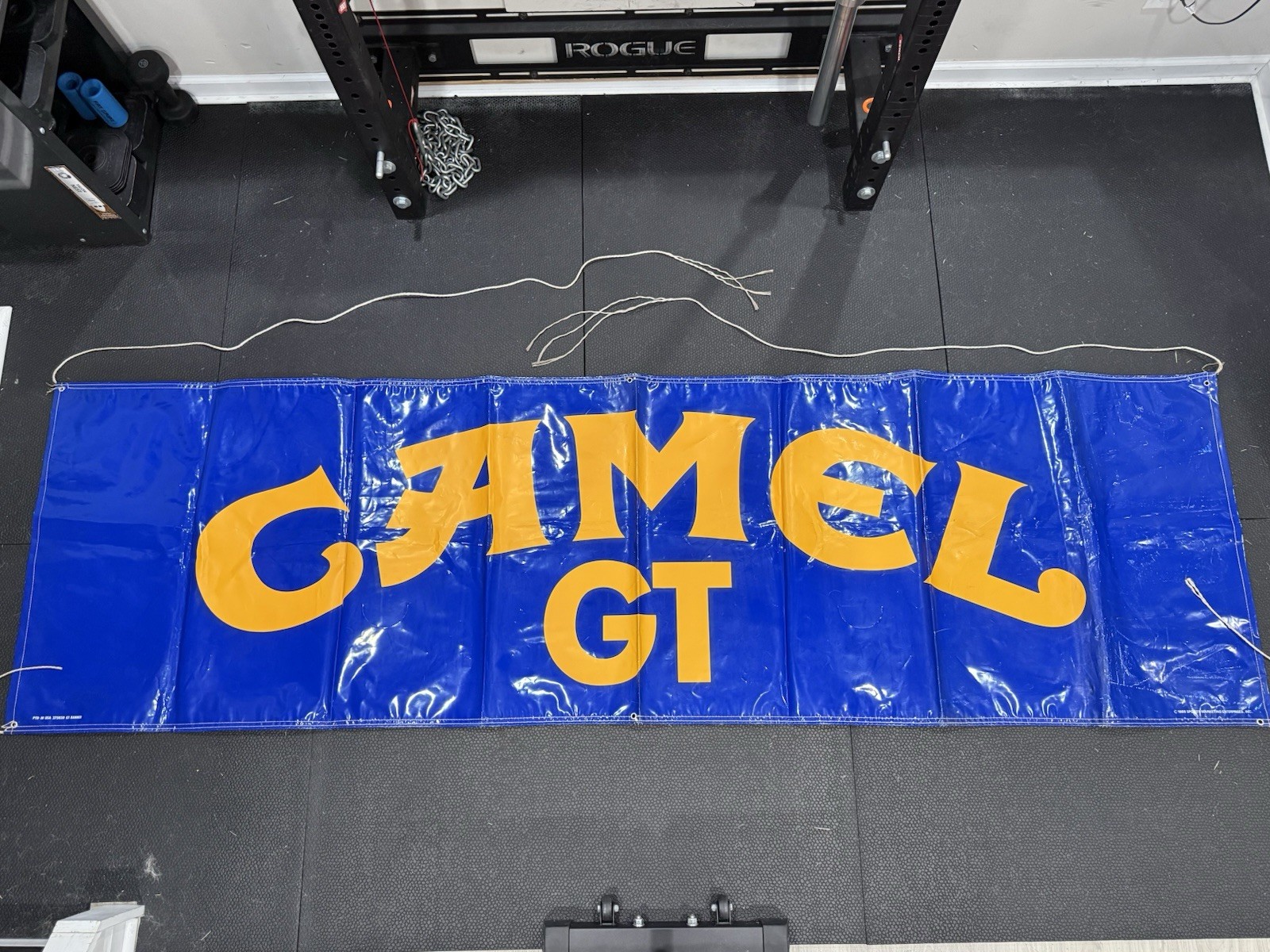 Authentic Original 1988 Camel GT IMSA Racing Track Banner 3x9 Vintage Vinyl