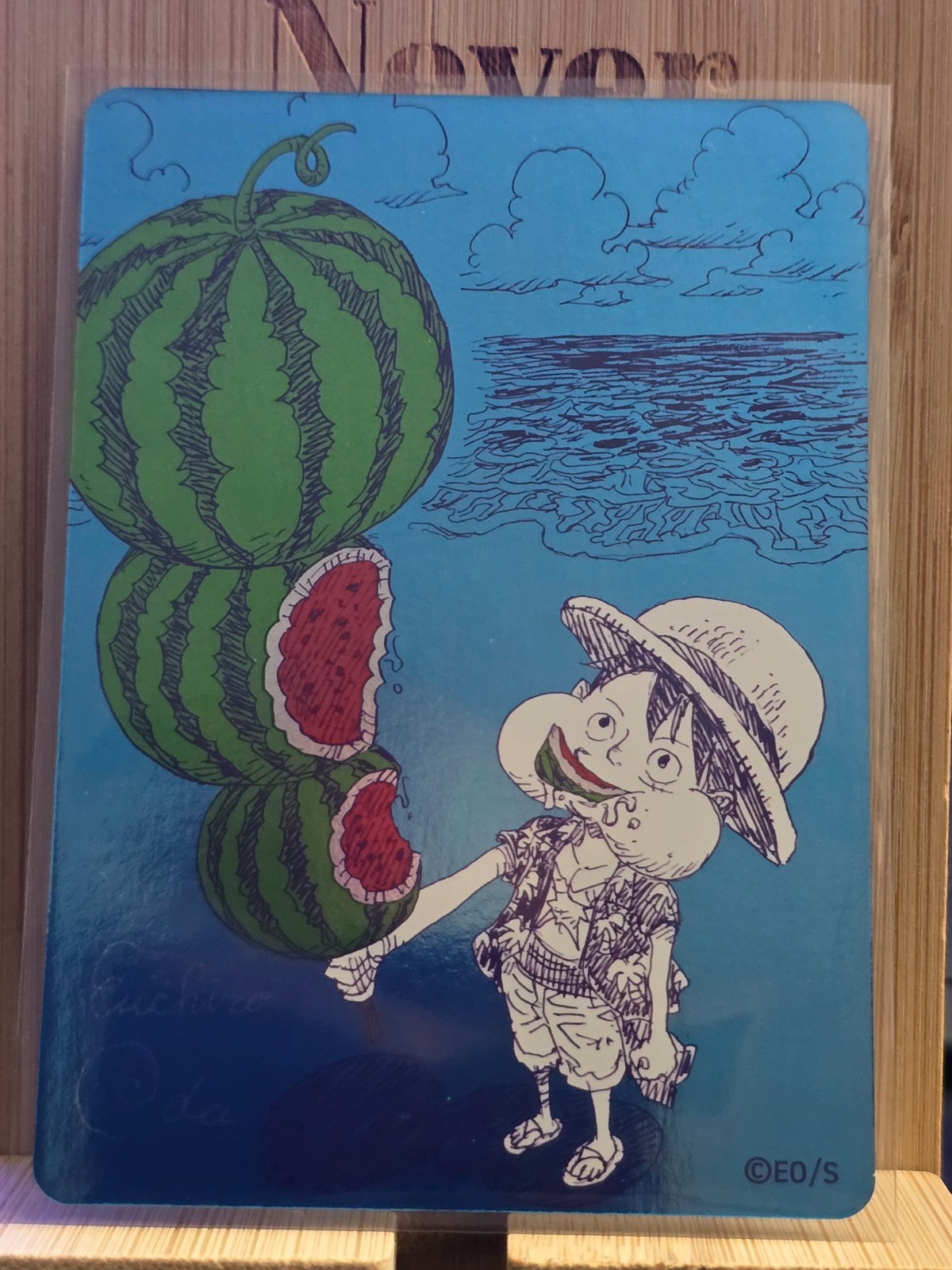One Piece Metakira Card Luffy Watermelon NatsuComi 2026 Promo Foil