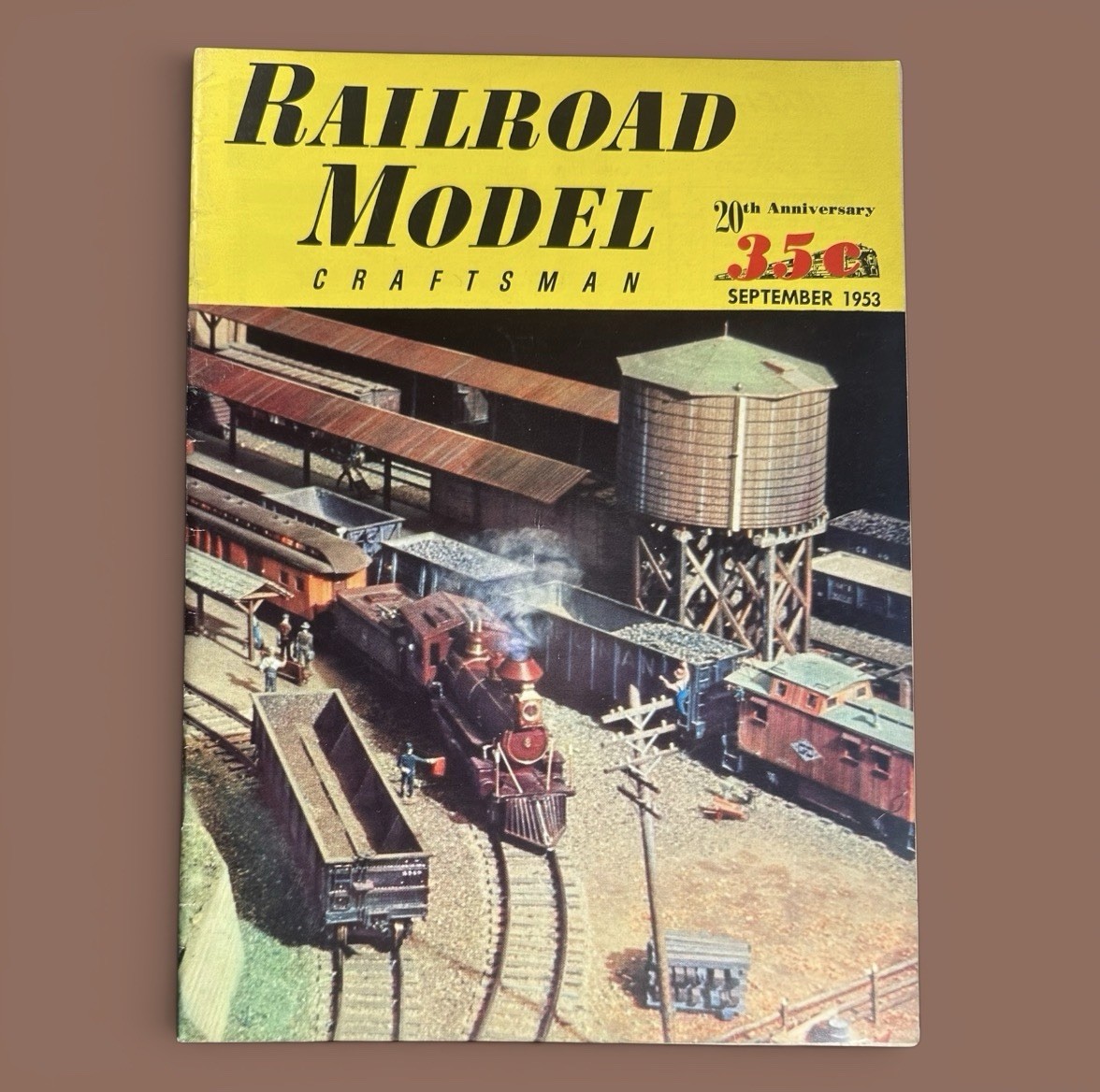 Railroad Model Craftsman Sept 1953 20th Anniversary John Allen Gorre Daphetid HO
