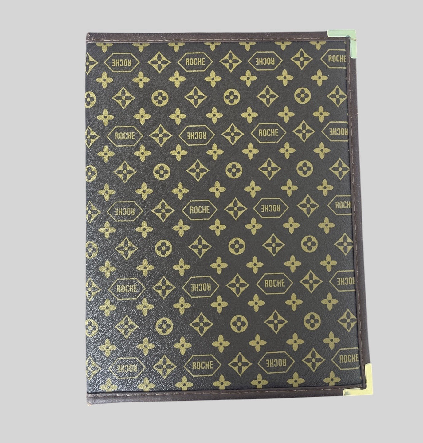 Vintage Roche Pharmaceuticals Folio Notepad Case 12