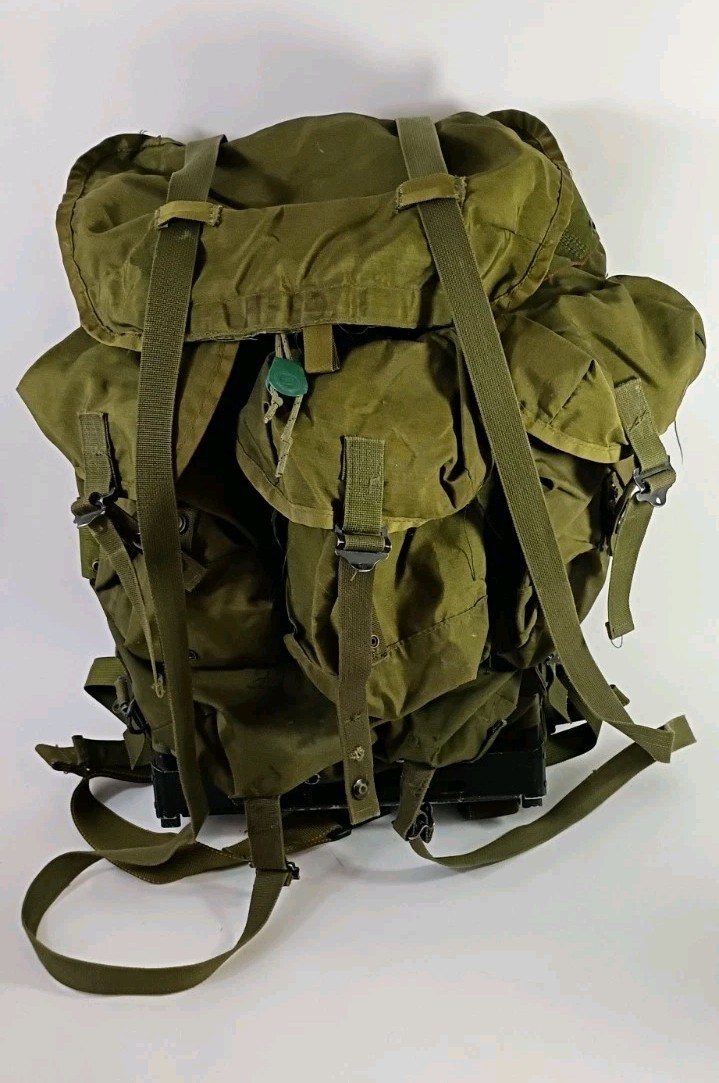 USGI US Military LC-2 Large ALICE Combat Nylon Field Pack + Frame Complete