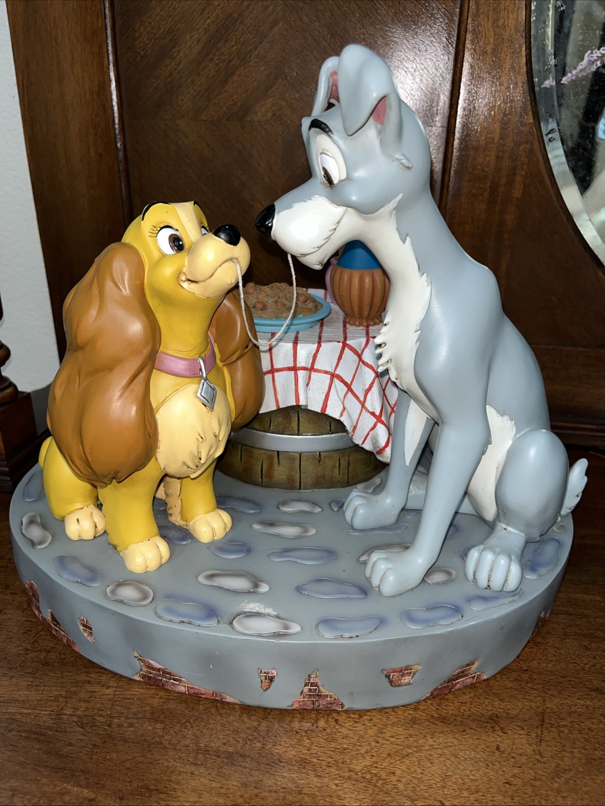 Disney Parks Art of Disney Theme Parks Lady and the Tramp Figurine Sculpture