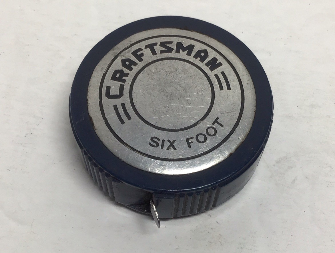 Vintage Craftsman 6 Ft. Tape Measure Flex Rigid Rule Patent 1964280 Stainless