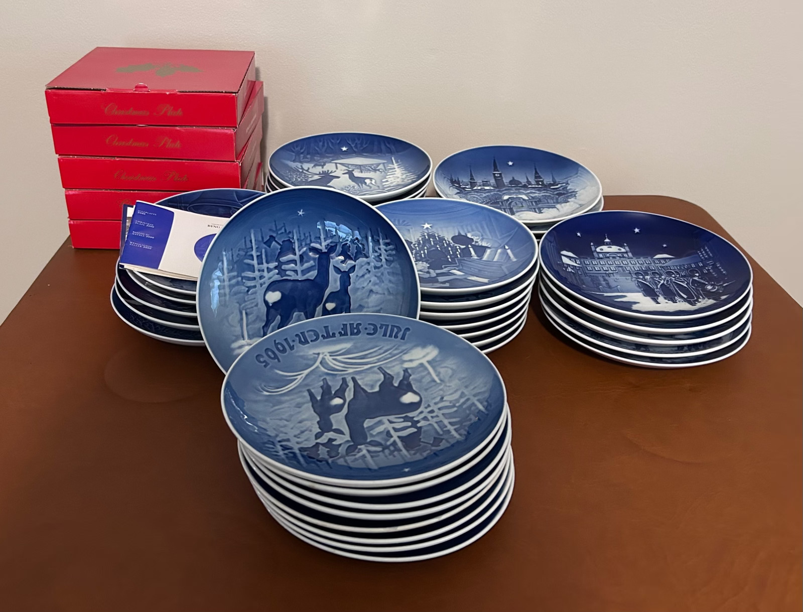 Bing & Grondahl B&G Copenhagen Denmark Christmas Plates