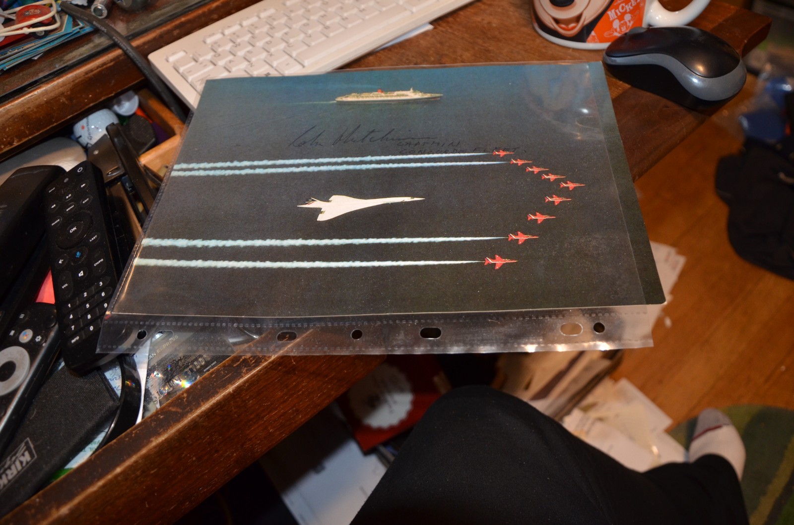 John Hutchinson Concorde Pilot Signed Photograph