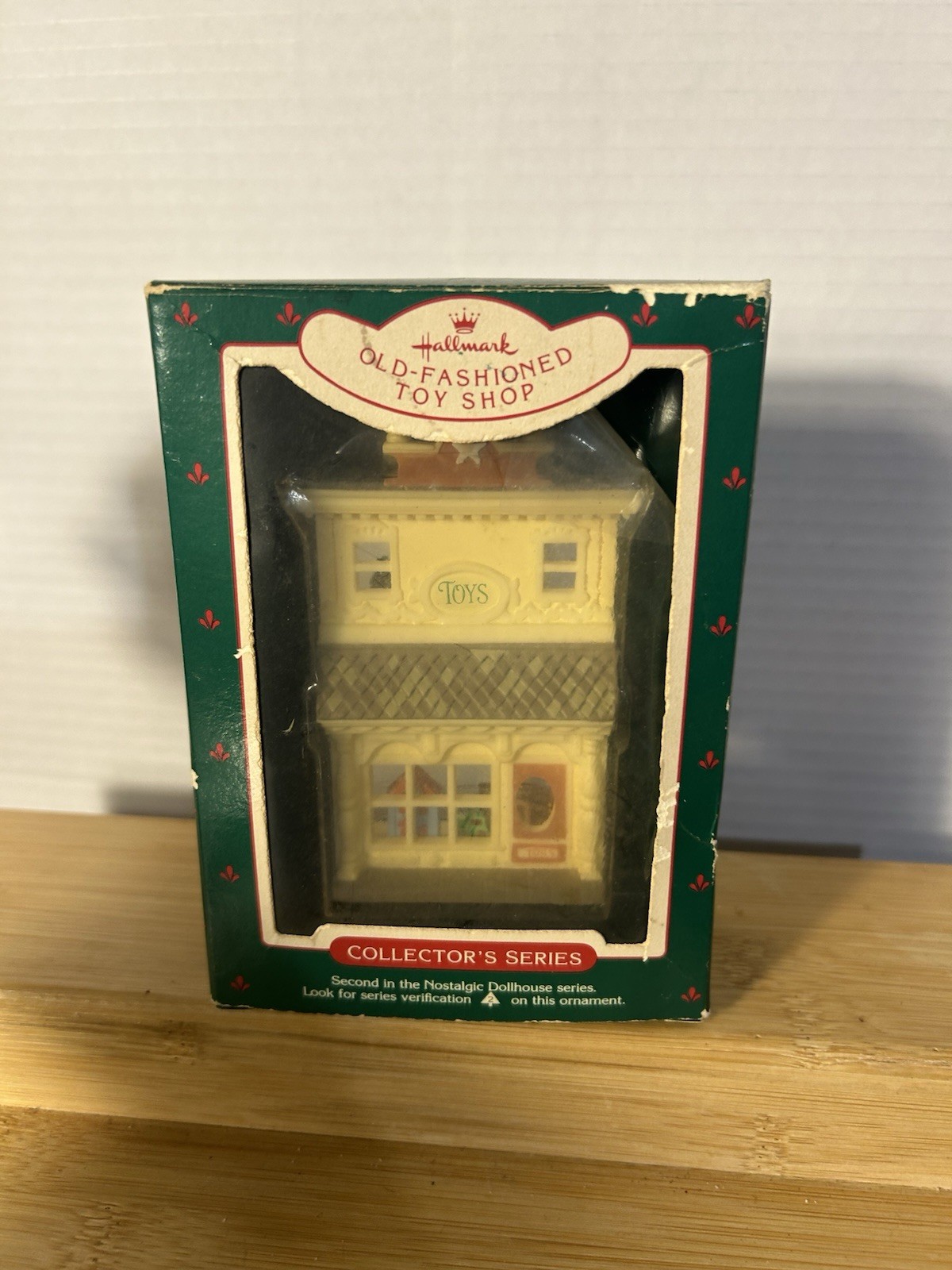 Hallmark 1985 Old-Fashioned Toy Shop Ornament Nostalgic Dollhouse Series #2