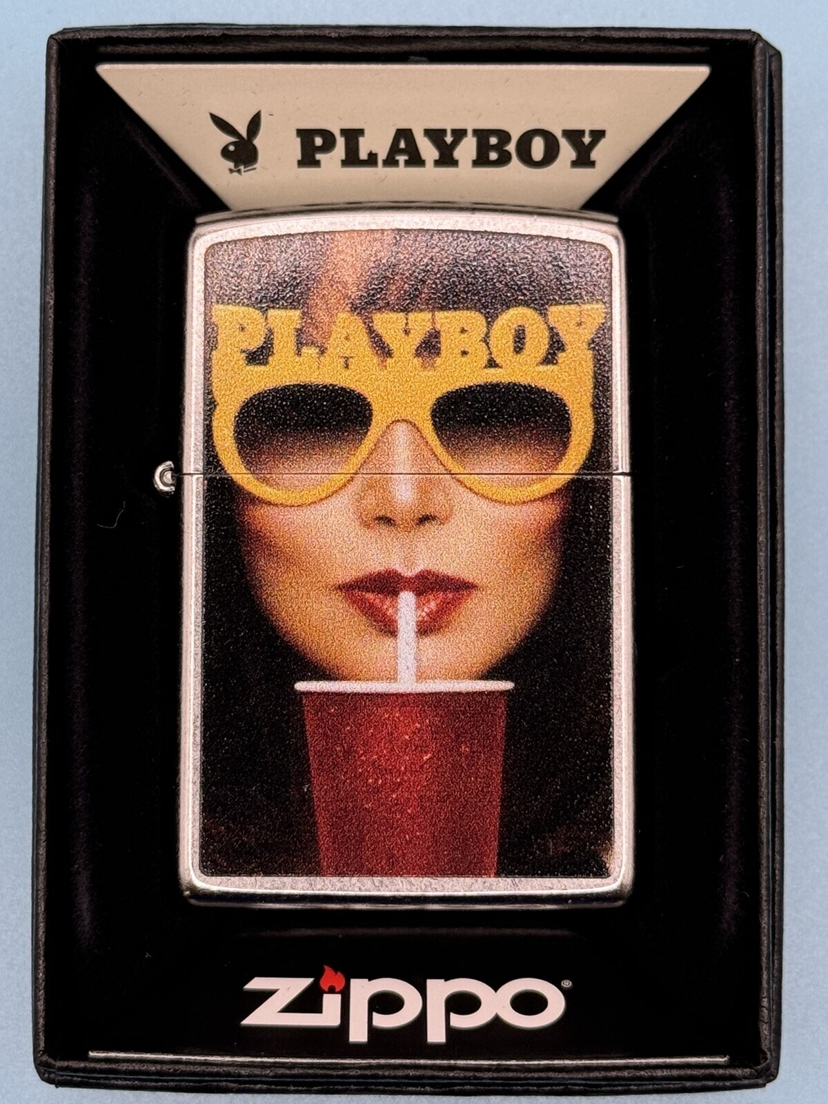 Vintage August 1982 Playboy Magazine Cover Zippo Lighter NEW Rare Pinup Vintage August 1982 Playboy Magazine Cover Zippo Lighter NEW Rare Pinup