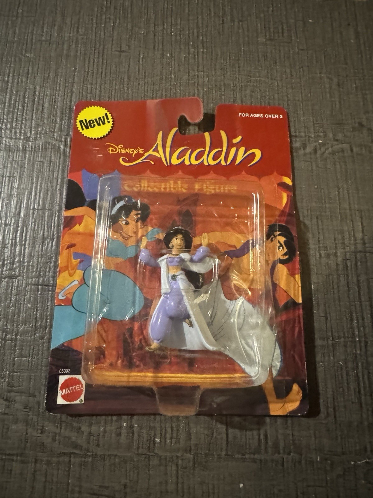 Vintage 1993 Disney's Aladdin Figure Princess Jasmine NIB Mattel 1993