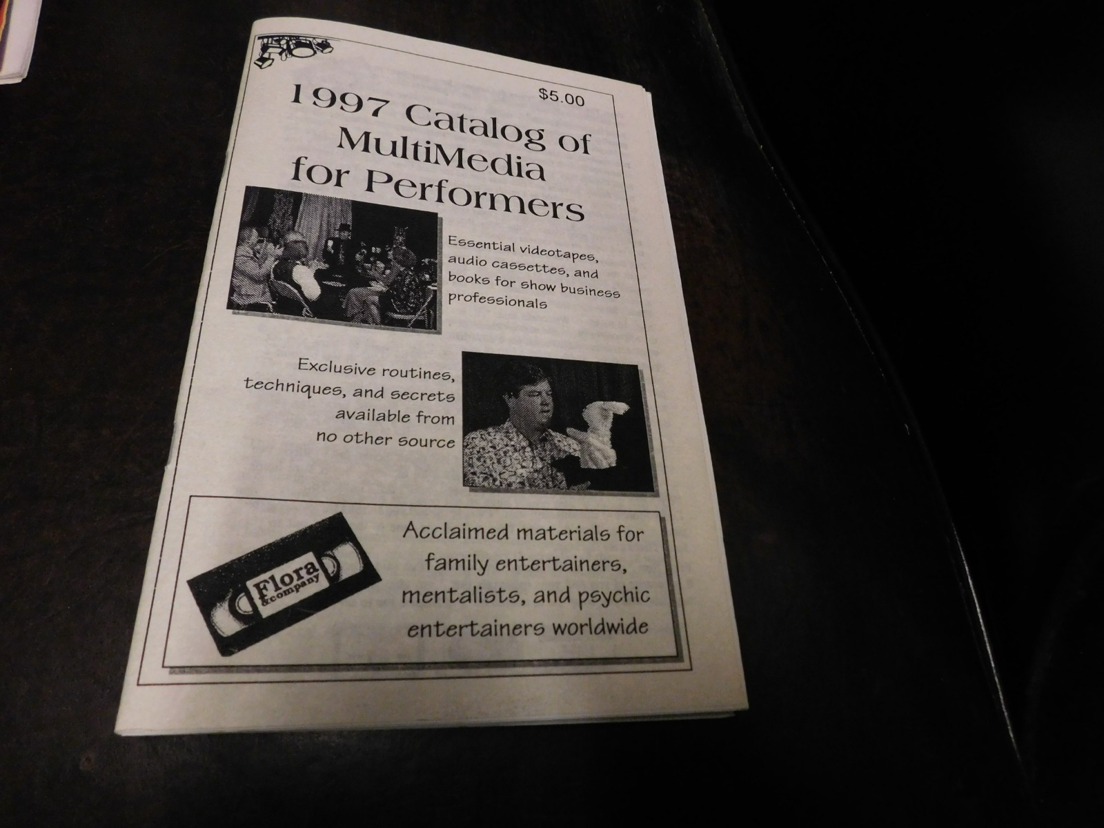 Magic Literature For Magicians - Flora & Company Multimedia For Performers