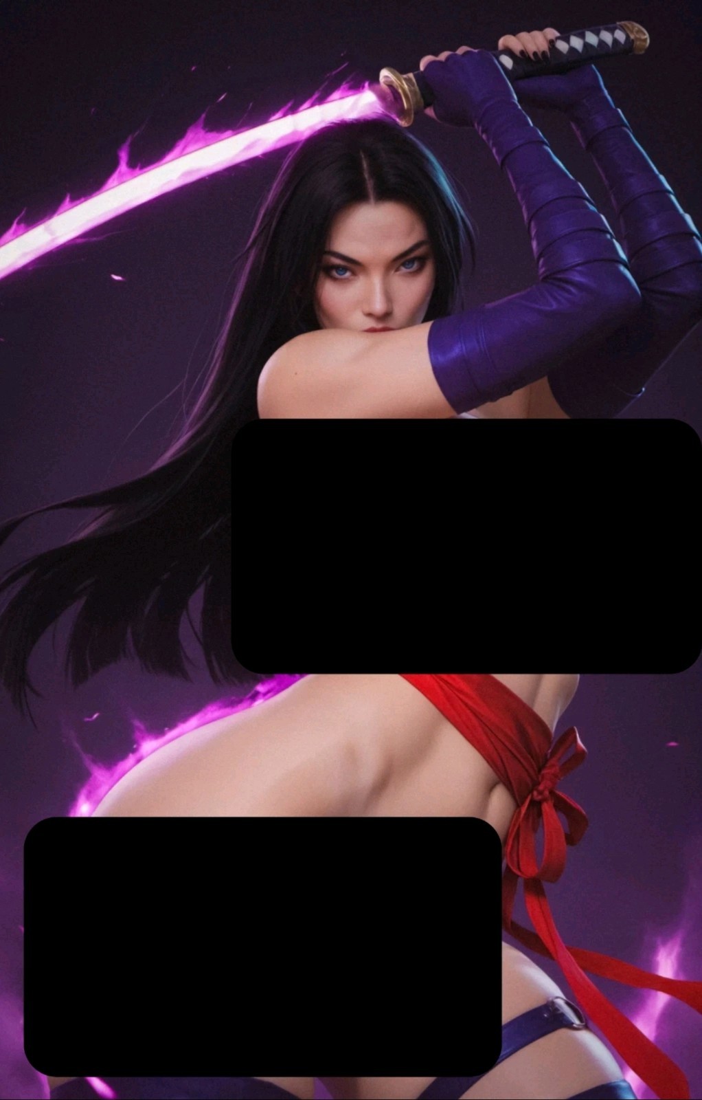 2025 Fantasy of Cosplay Comic Psylocke Cosplay XMen VIRGIN Var LE