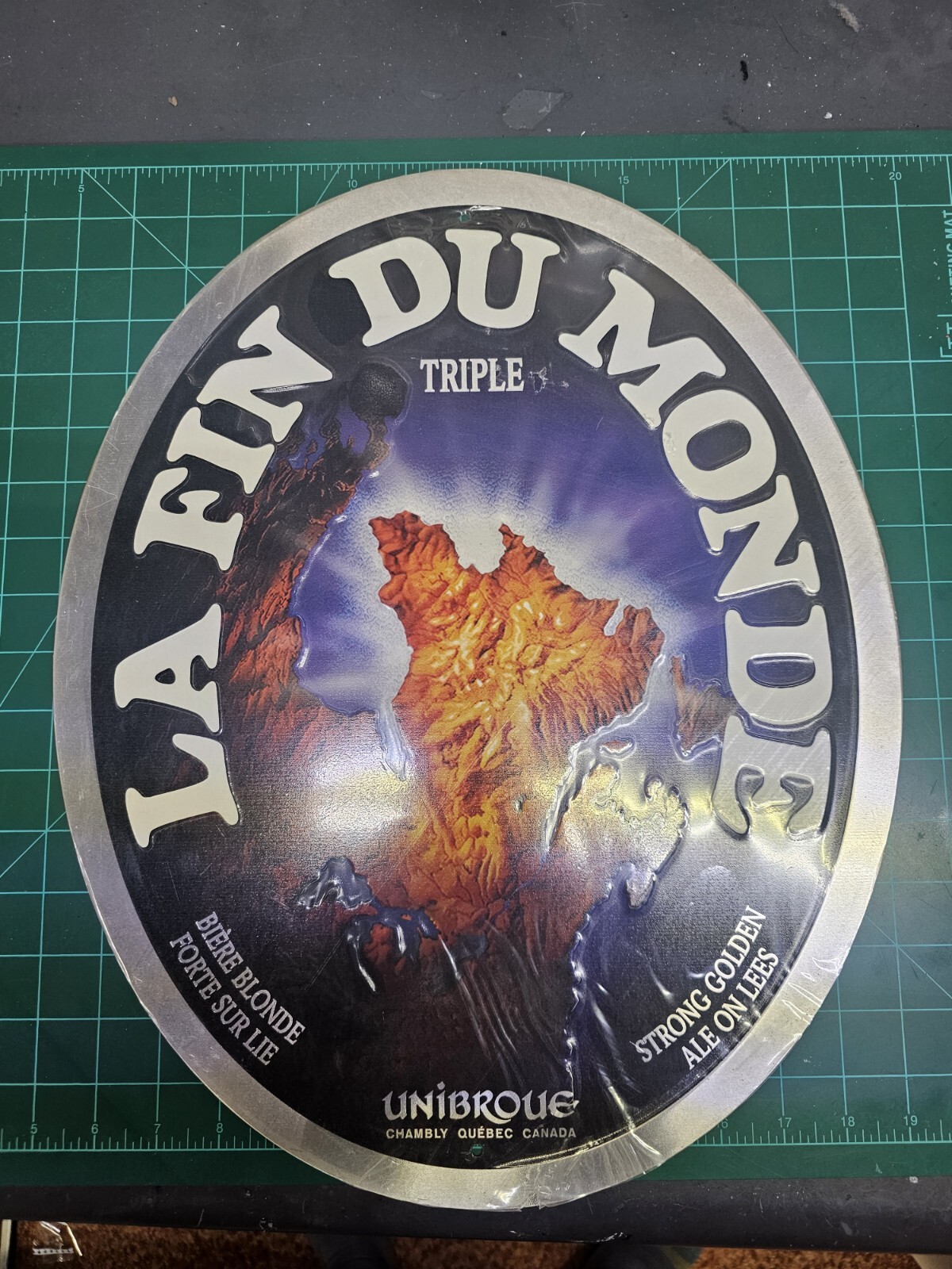 Unibroue LA FIN DU MONDE  18X14\