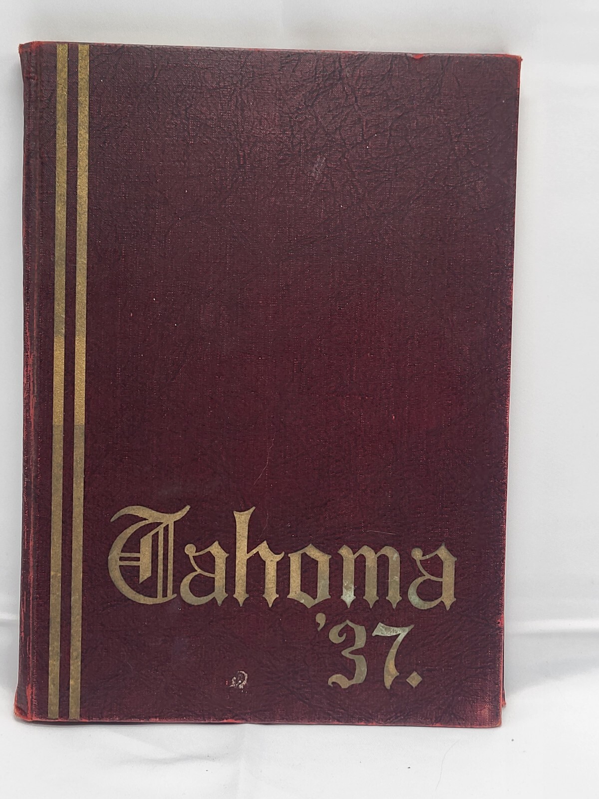 1937 TAHOMA STADIUM HIGH SCHOOL YEARBOOK - TACOMA WASHINGTON SPORTS FOOTBALL.