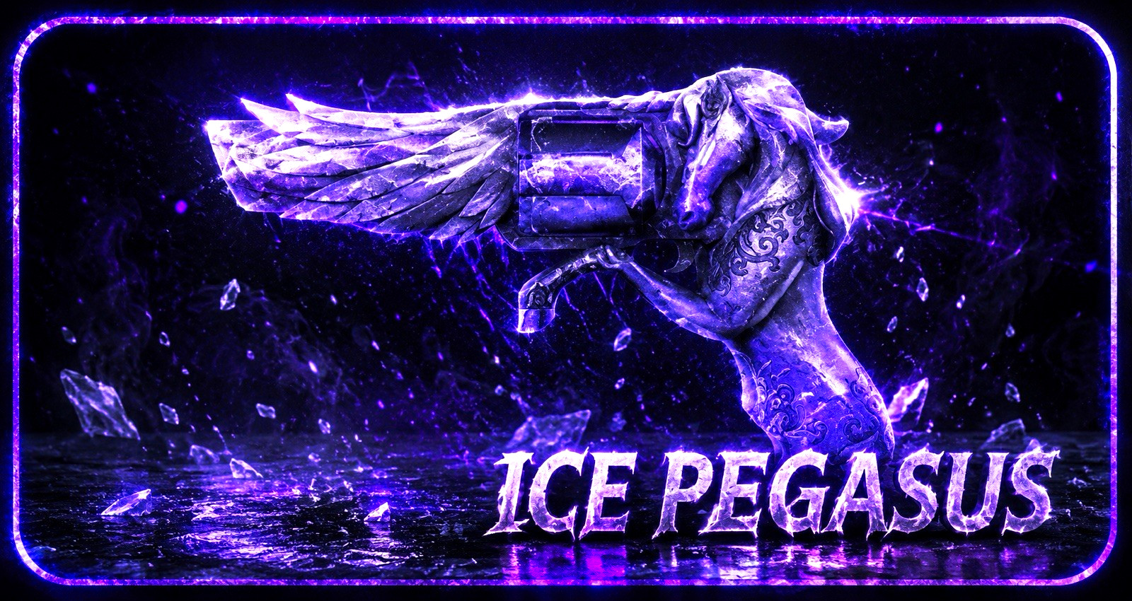 Ice Pegasus purple Mvsd revolver