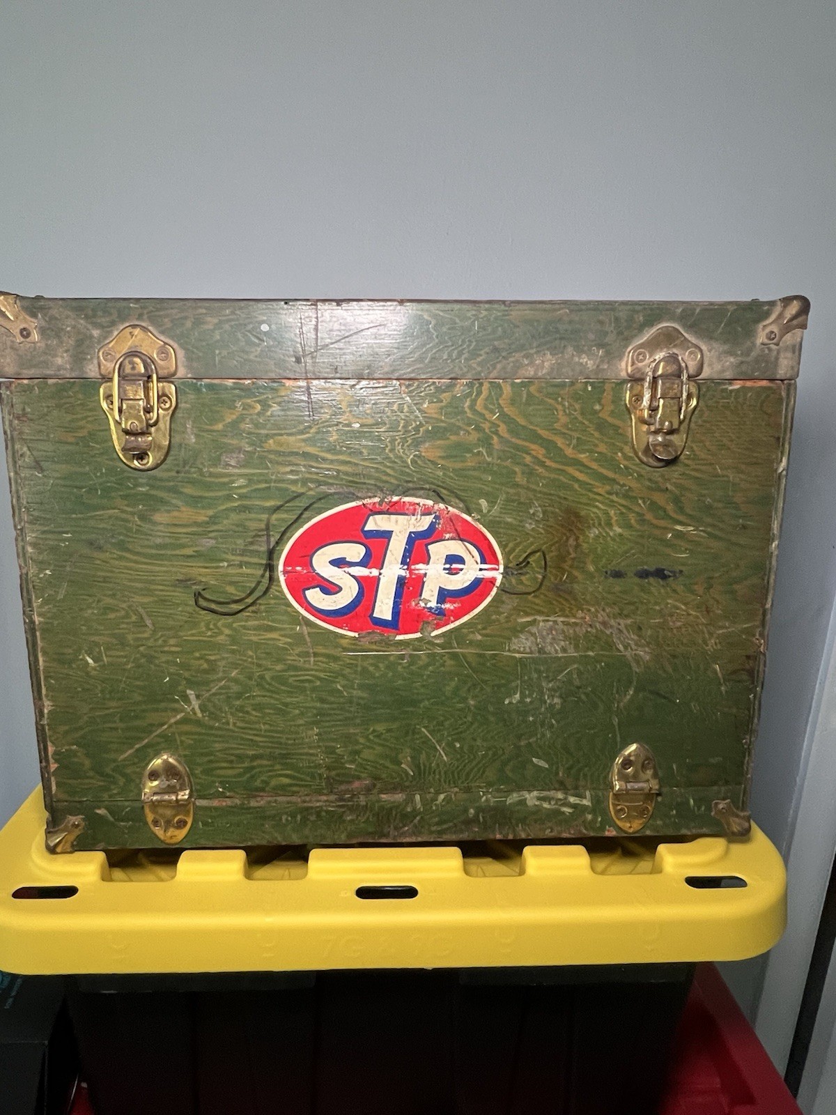 Vintage 1950/60’s STP Racing Tool Box Model Speedway 1st Place Decals