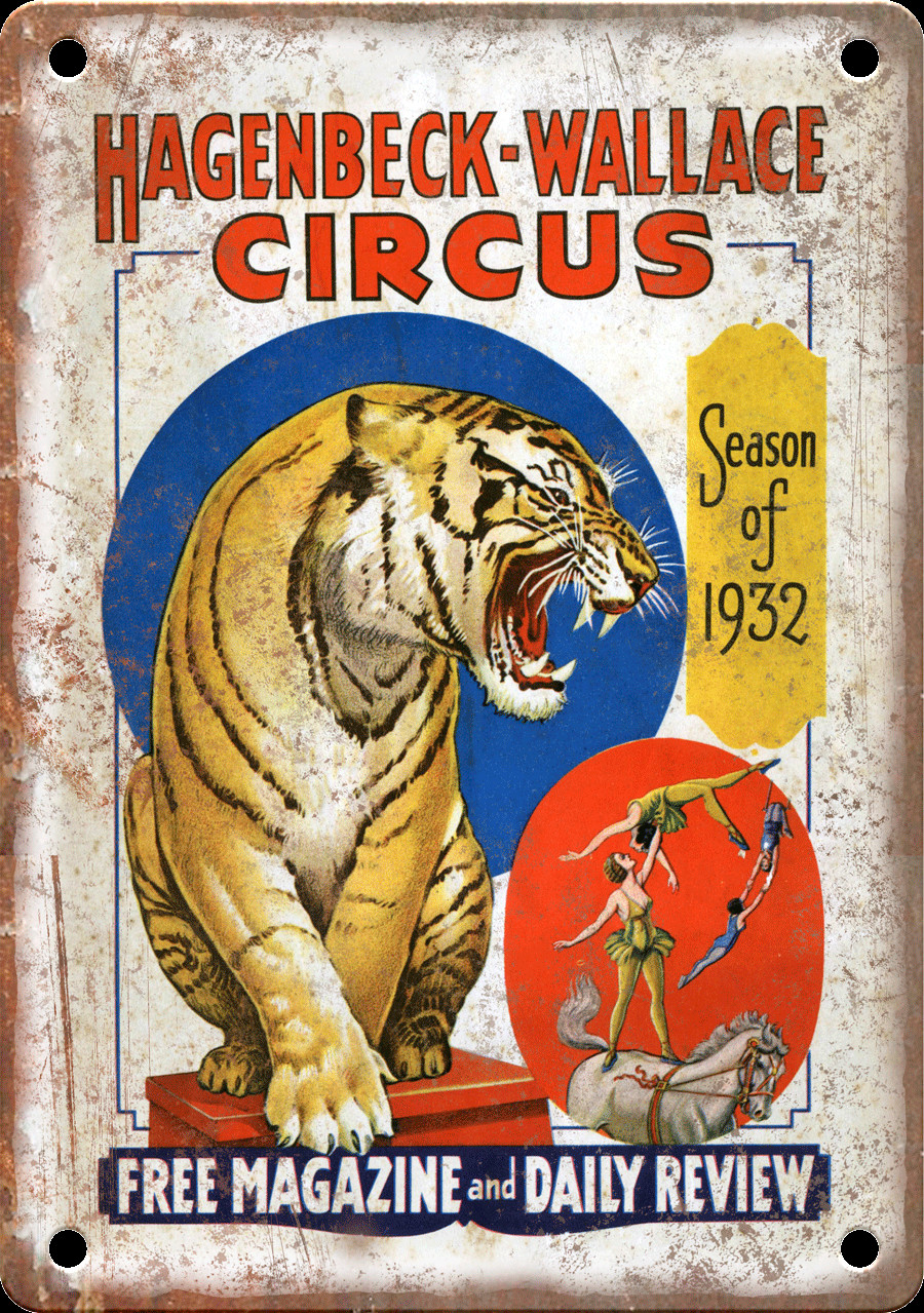 1932 Hagenbeck Wallace Circus Poster 12
