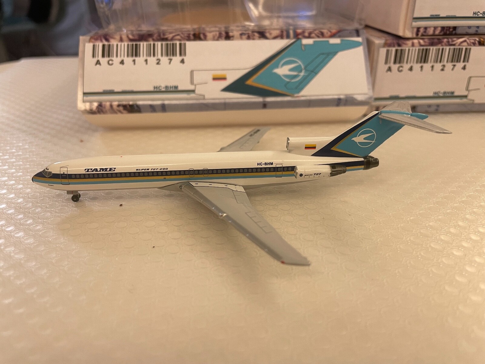 RARE Aeroclassics 1:400 TAME-Ecuador B727-200 HC-BHM MENT
