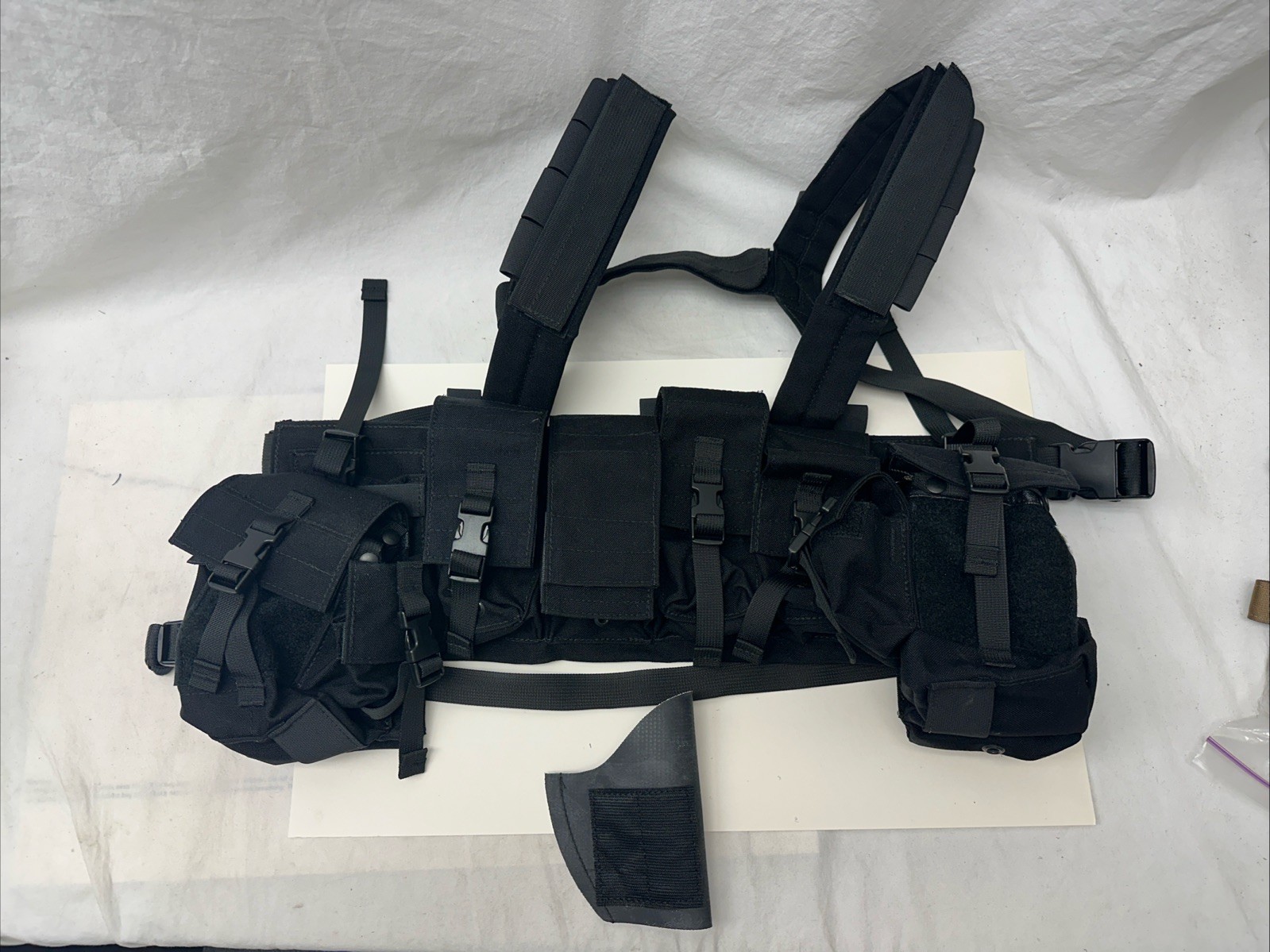 London Bridge LBT-1961A 1000D Black Chest Rig 5.56 SEAL DEVGRU NSW