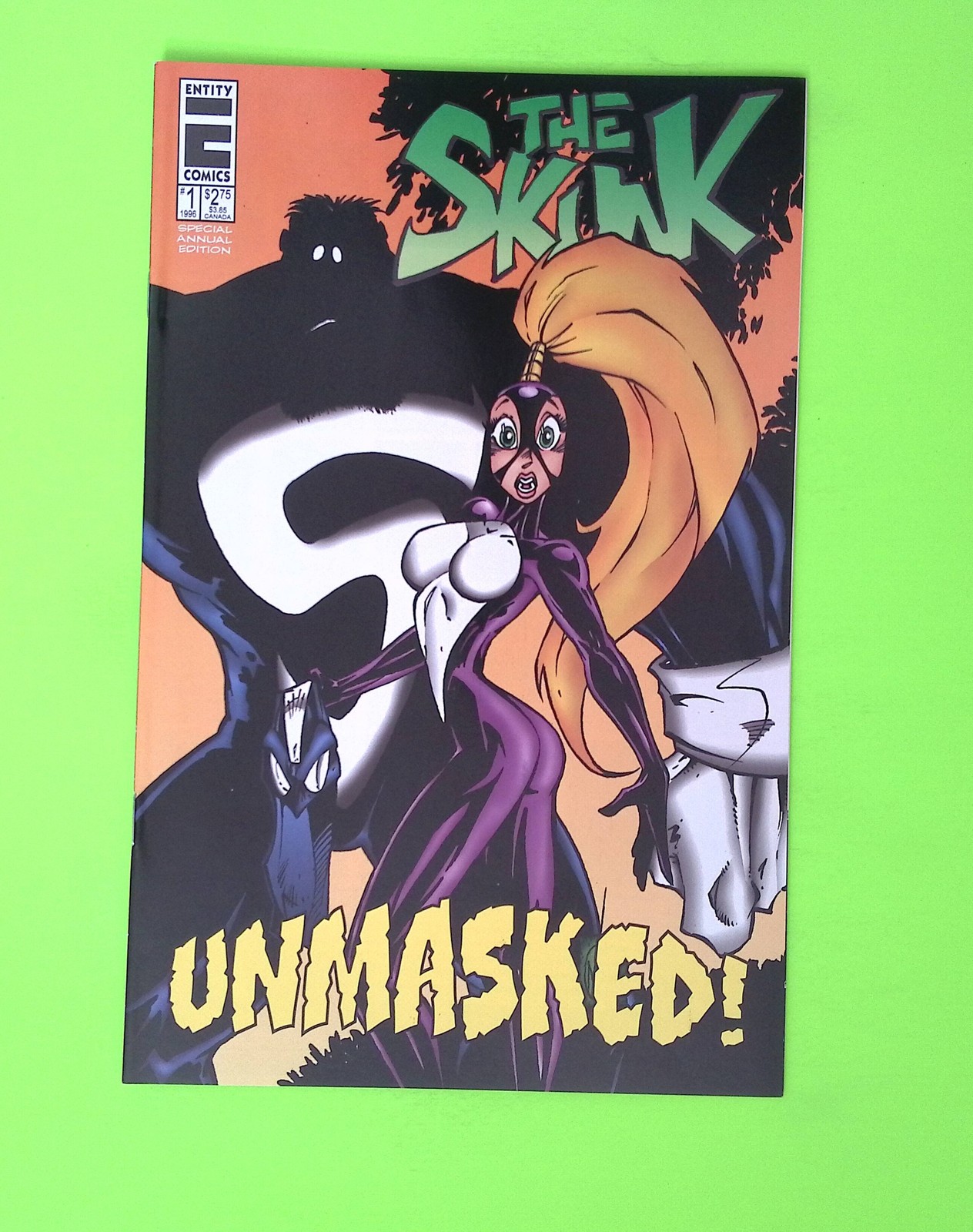 Skunk #1 1996 Entity Comics Annual High Grade Comic Book Q128-115