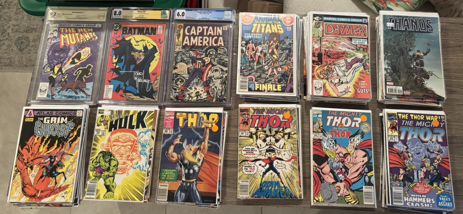 MARVEL, DC, ETC. Comic & Slab Lot of 124 Todd McFarlane Signature Batman #423
