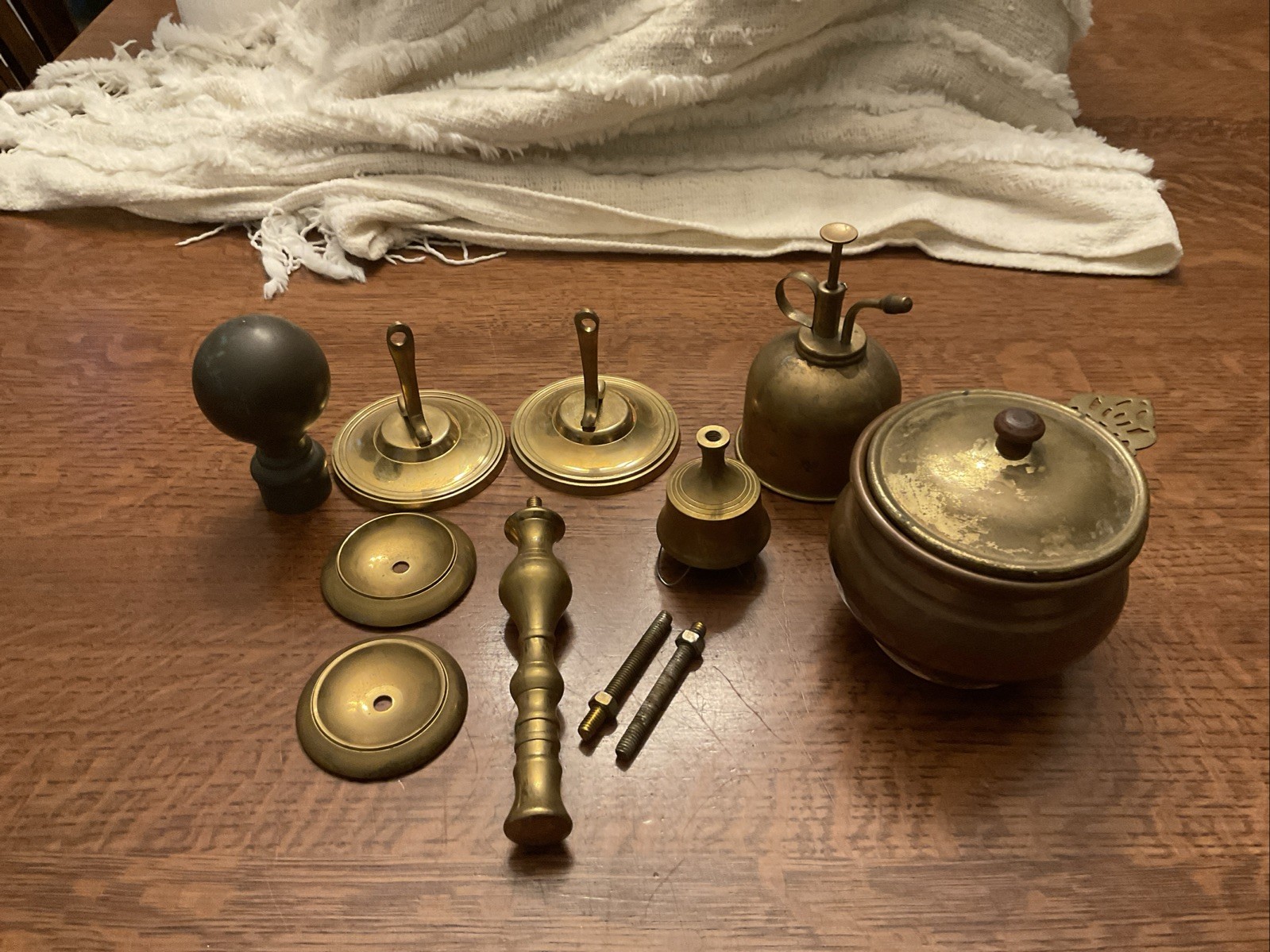 VINTAGE BRASS AND COPPER LOT