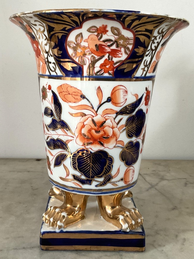Vintage Andrea By Sadek Porcelain Floral Vase - Hand Painted - Japan