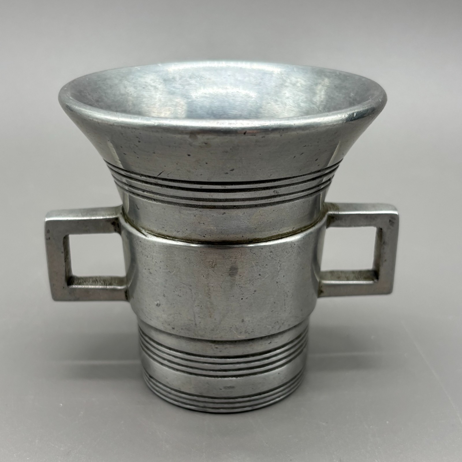 Vintage Stede Pewter Apothecary Mortar Handled Pharmacist Cup Mid Century Modern Vintage Stede Pewter Apothecary Mortar Handled Pharmacist Cup Mid Century Modern