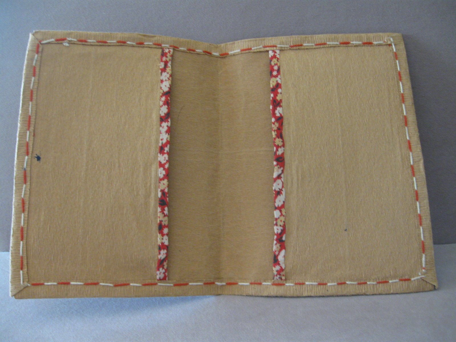 RARE ANTIQUE WWII WRITING MATERIAL FOLDER/CASE HANDMADE REFUGEE CAMP DENMARK