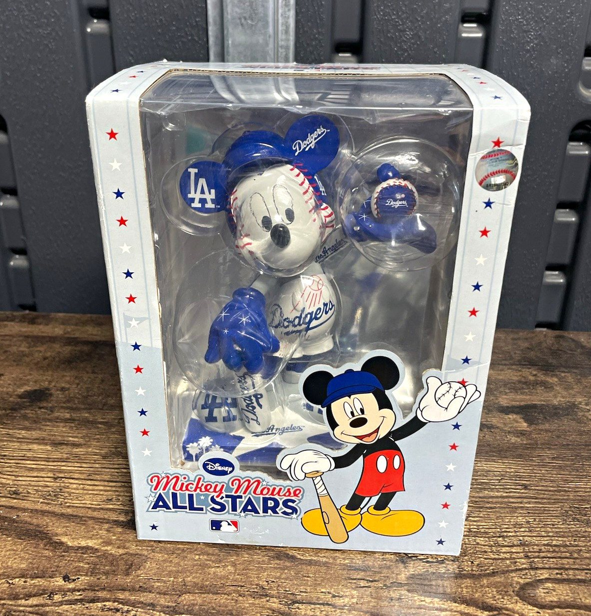 Disney Mickey Mouse MLB All-Star Game 2014 LA Dodgers Bobblehead Figure