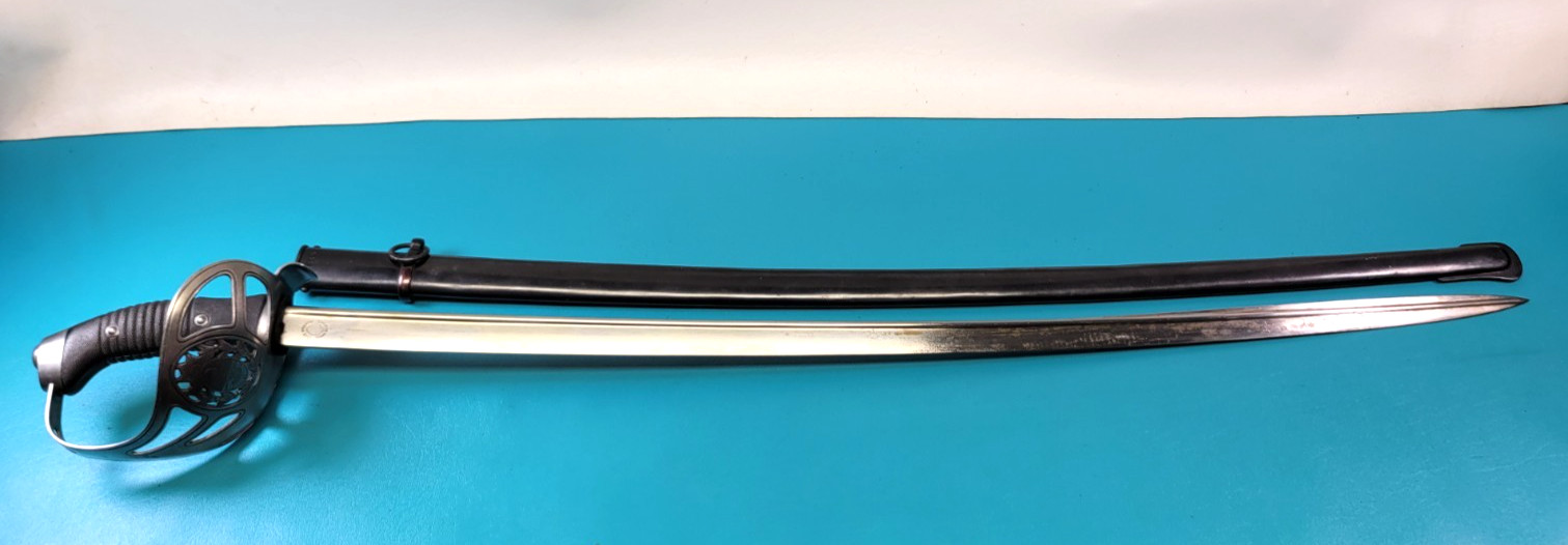Argentine Cavalry Model 1898 Saber Sword + Scabbard WKC Solingen TR1959