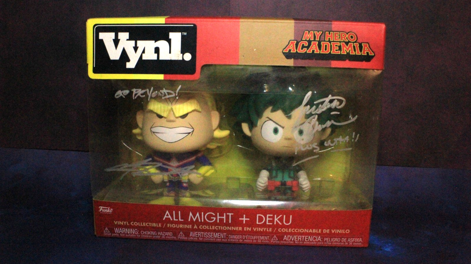 Funko VYNL: My Hero Academia - All Might & Deku - IP SIGNED - UNVERIFIED