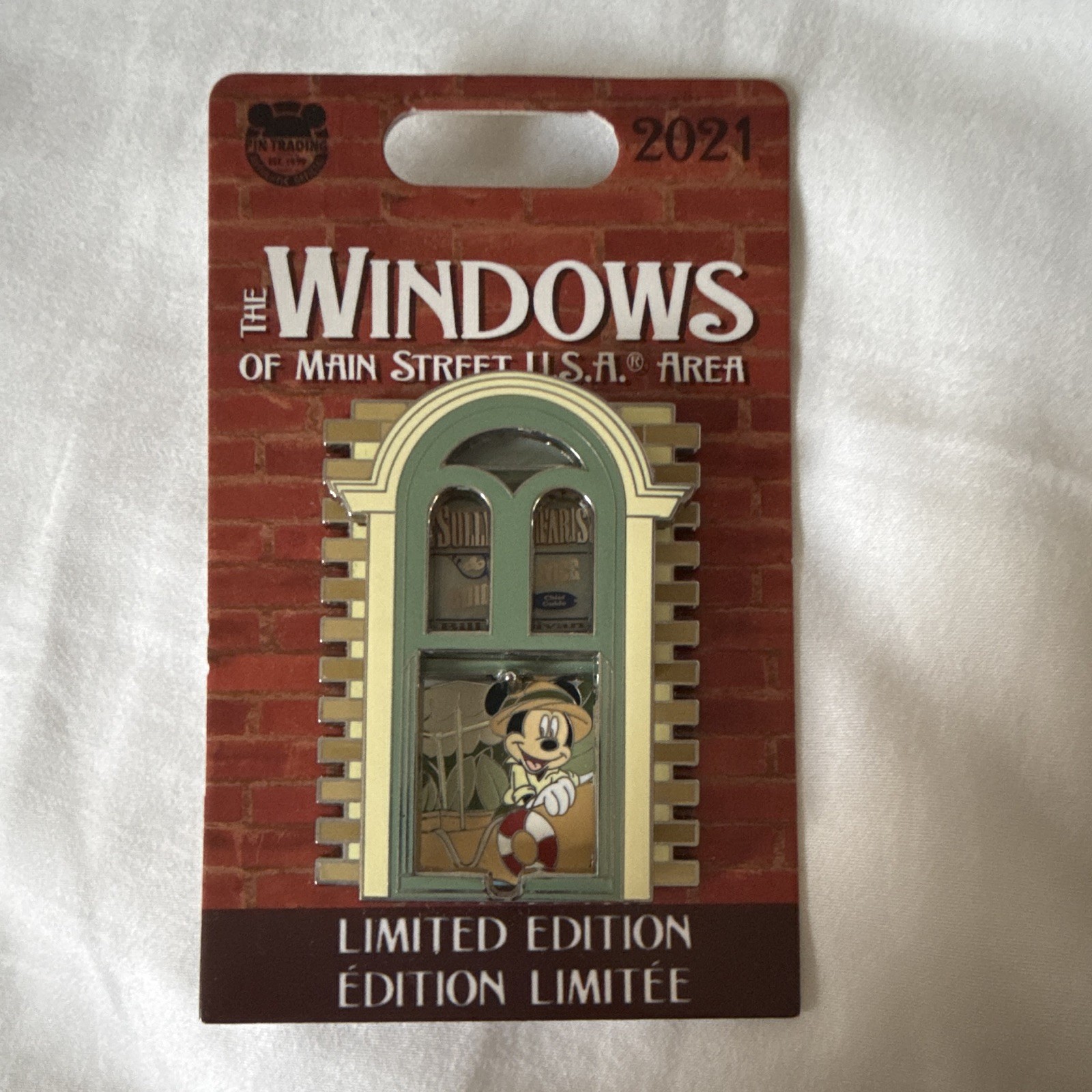 Disney 2021 Main Street U.S.A. Windows Limited Edition Mickey Mouse Jungle Cruis