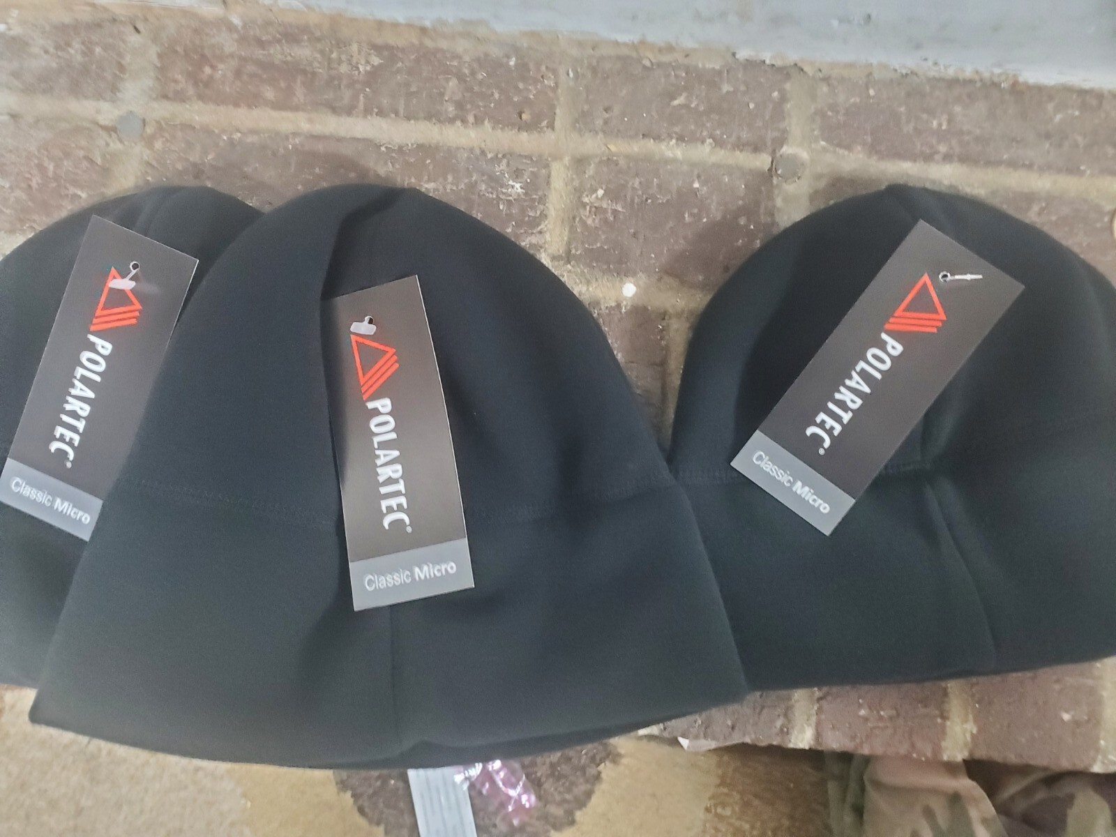 3 NEW G.I. MILITARY POLARTEC FLEECE CAP BEANIE COLOR black  synthetic micro cold