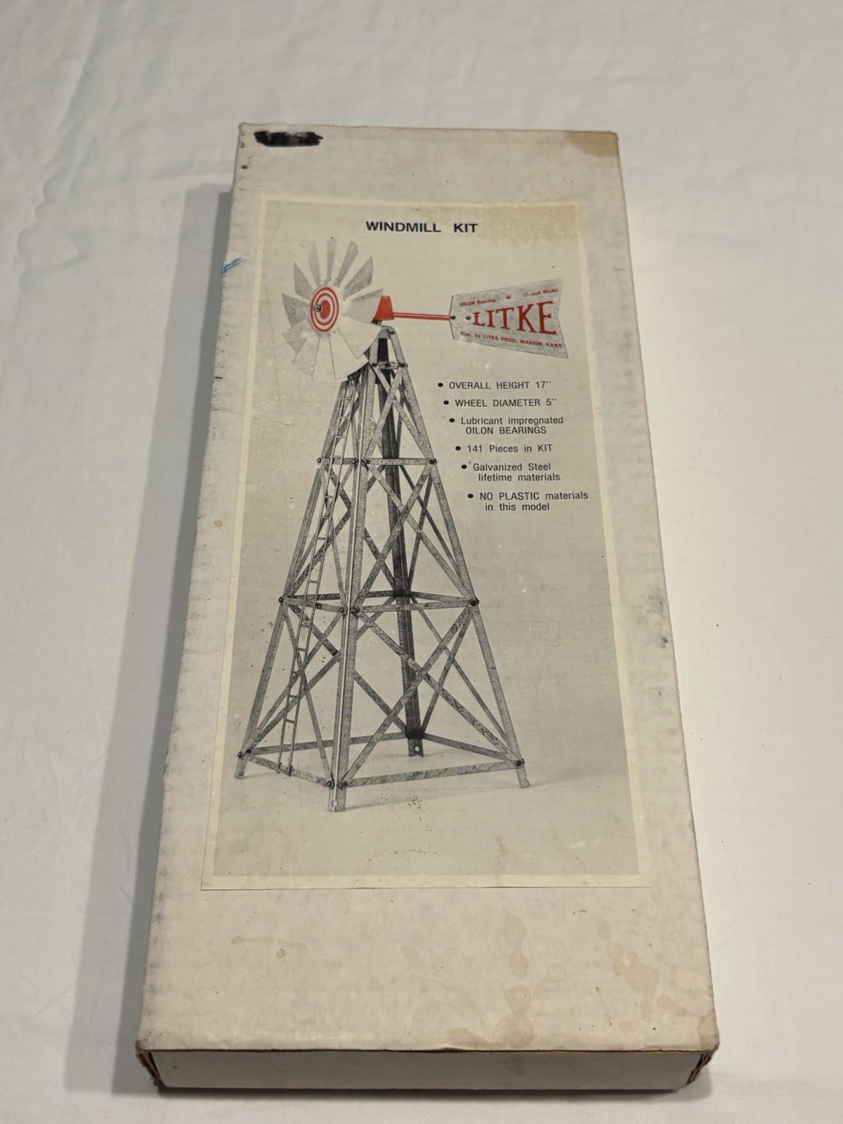 Vintage Litke Windmill Rare 🔥 Galvanized Assembly Kit 17\