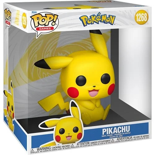 Pokemon Pikachu (Sitting) Jumbo 10-Inch Funko Pop Vinyl Figure PREORDER
