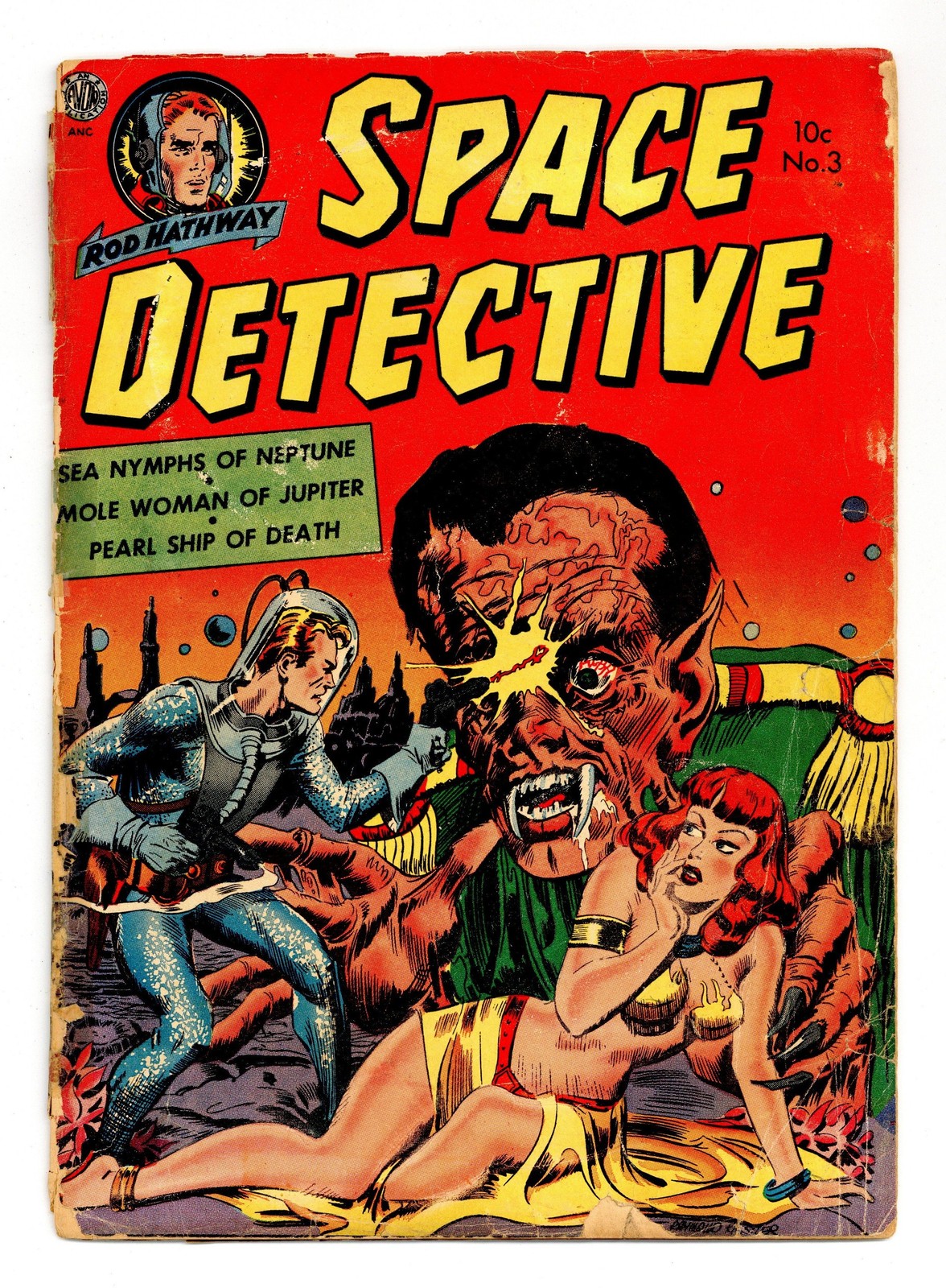 Space Detective #3 PR 0.5 1952