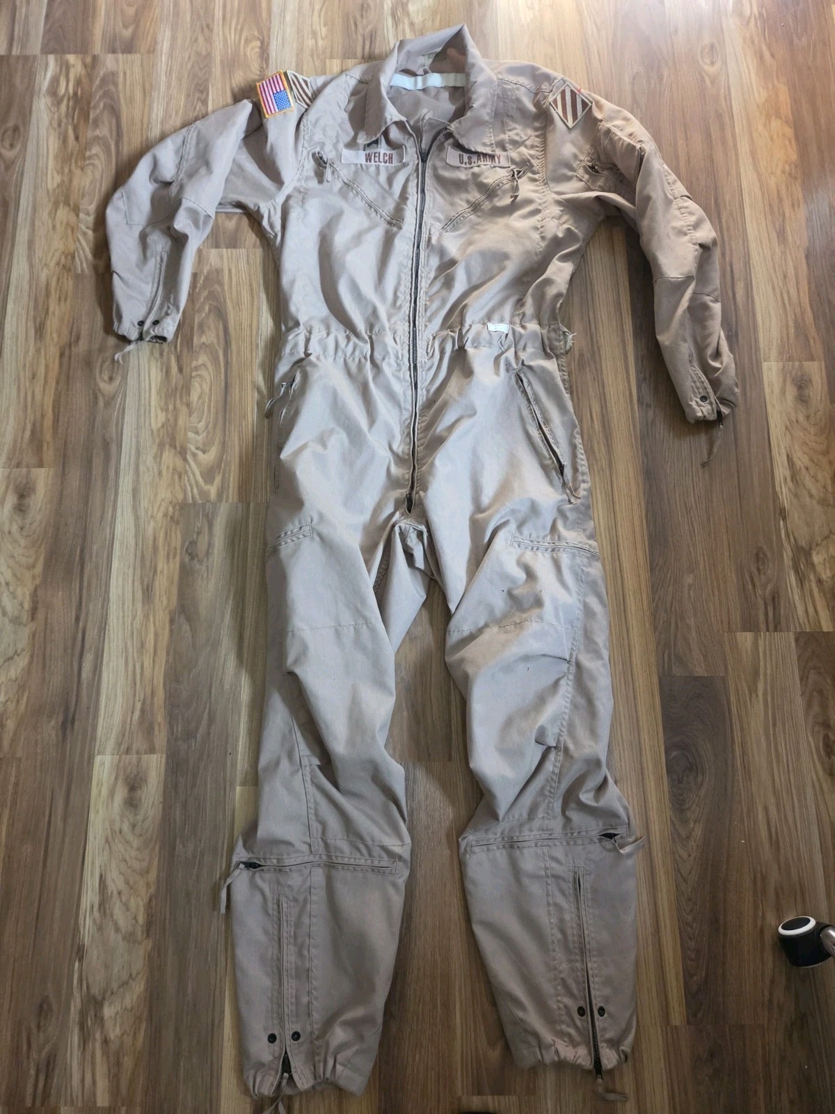 Vintage US Army Sergeant Combat Crewman Coveralls Suit 3rd Army Div. | Named Vintage US Army Sergeant Combat Crewman Coveralls Suit 3rd Army Div. | Named