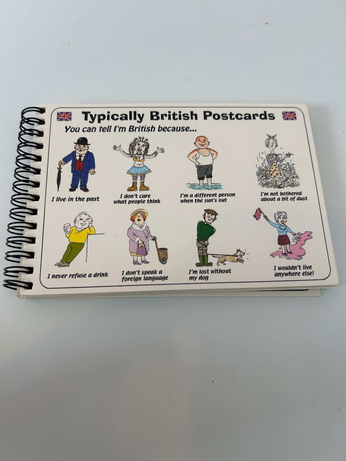 Typically British Postcards booklet